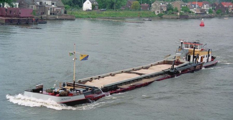 Het voormalige werkschip IJda Maria
